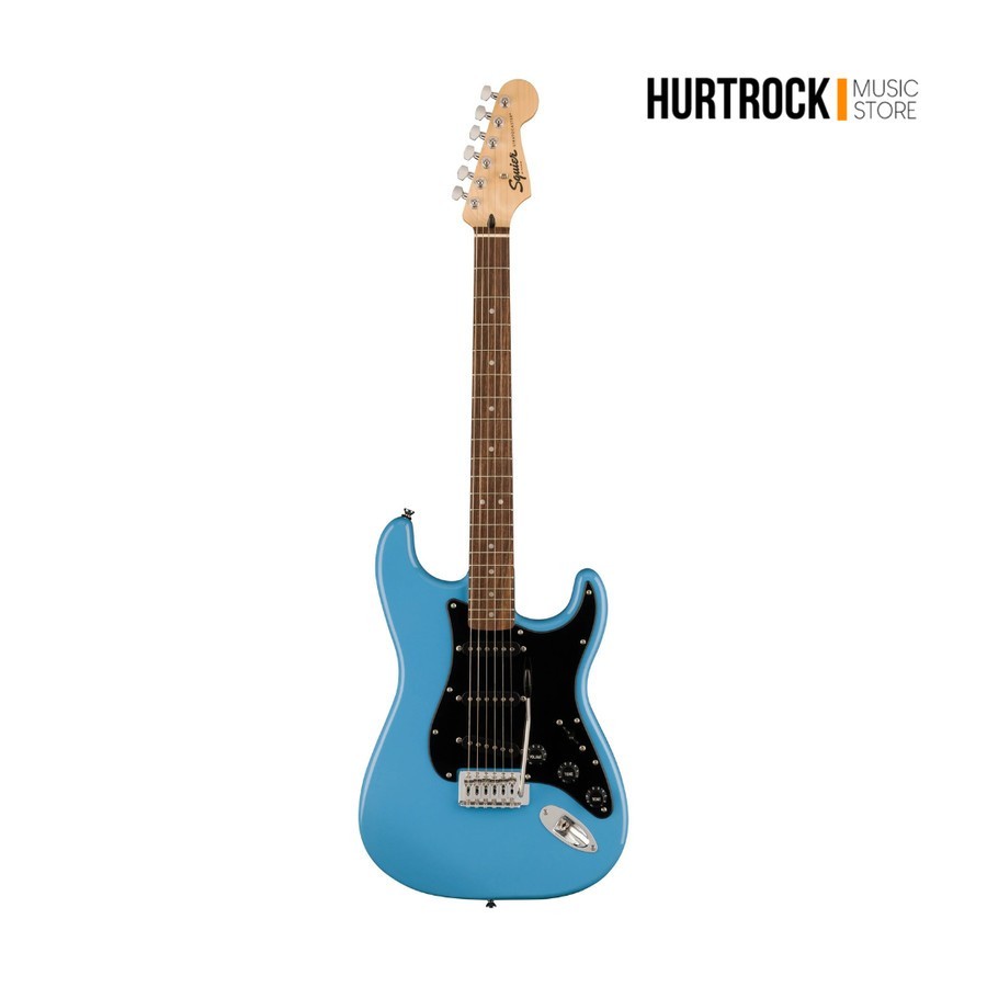 Squier Sonic Stratocaster w/Black Pickguard, Laurel FB California blue
