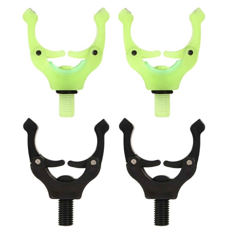 Q39E 2 Pcs Carp Fishing Rod Rest Head Fishing Grips Bracket Head for Fishing