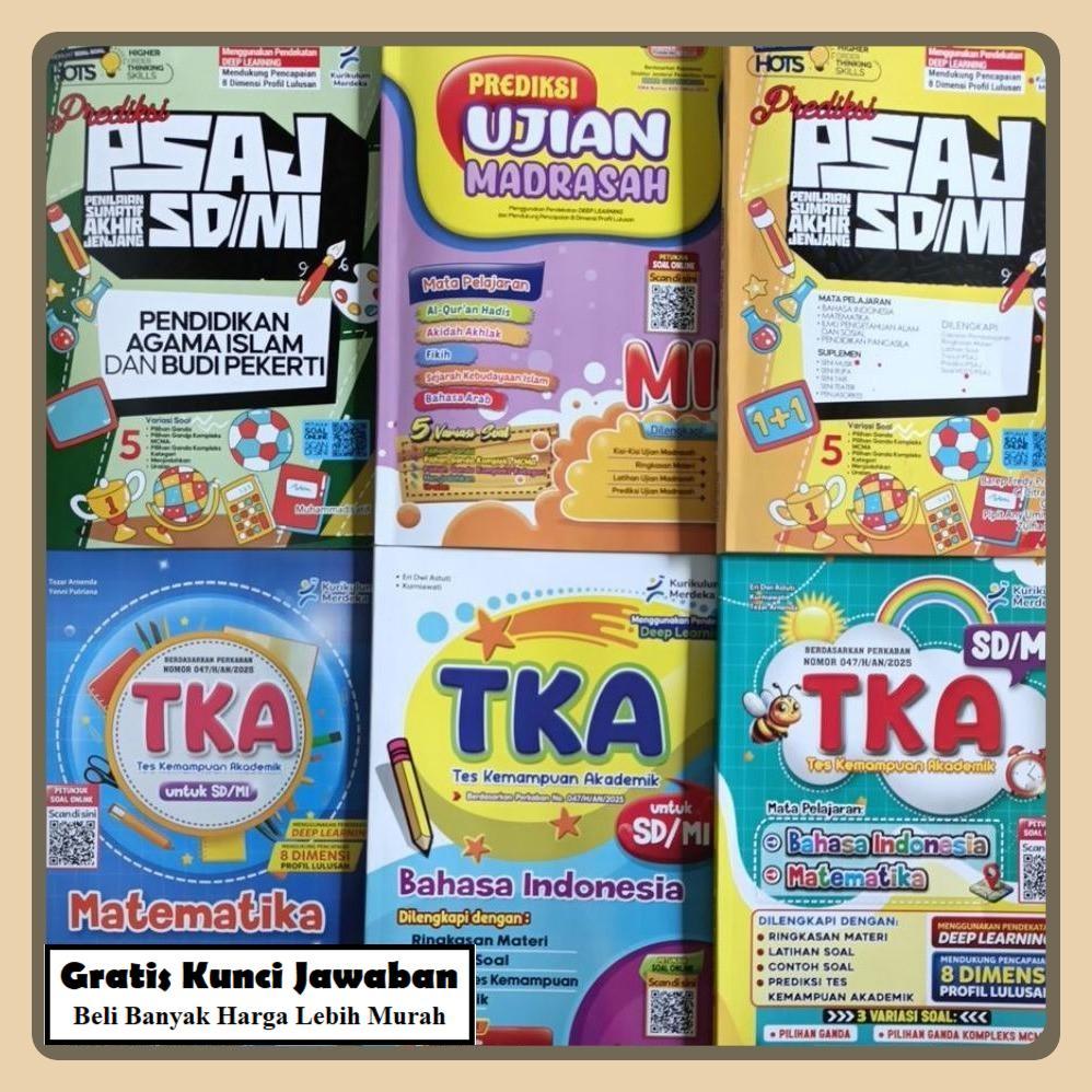 [BUKU UJIAN SD] BUKU PERSIAPAN UJIAN SEKOLAH (PSAJ/UM/TKA) KELAS 6 SD/MI, PENERBIT PUTRA NUGRAHA