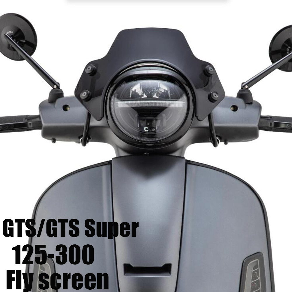 For Vespa GTS 125 GTS 250 GTS 300 Super 125-300 Accessories Windshield For Vespa GTS300 GTS250 GTS12