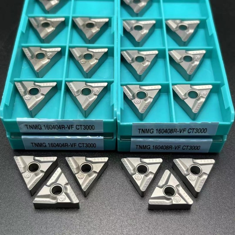 10PCS TaeguTec 100% TNMG160404R TNMG160408R TNMG160404L TNMG160408L VF CT3000 Cermet CNC Lathe Tool 