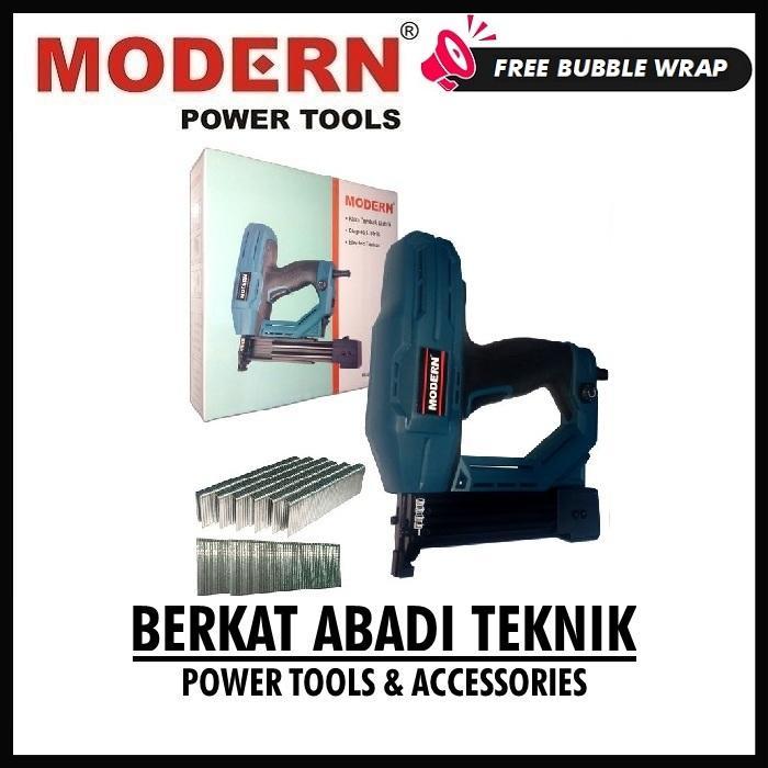 FIXCORNER MODERN M30FU Staples Paku Tembak Electric Tacker Gun Nailer Nail Mesin
