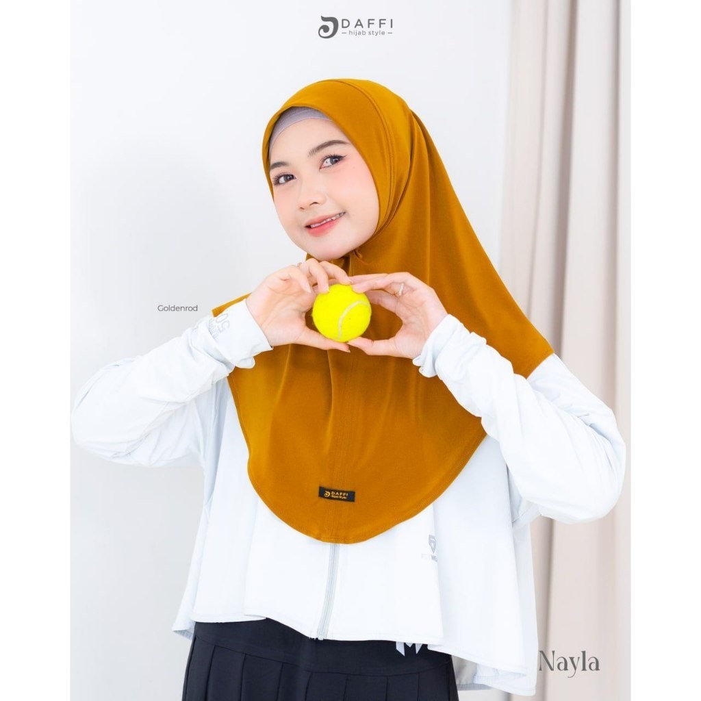 DAFFI HIJAB ORI - BERGO NAYLA Daffi Hijab Terbaru Jersey Premium