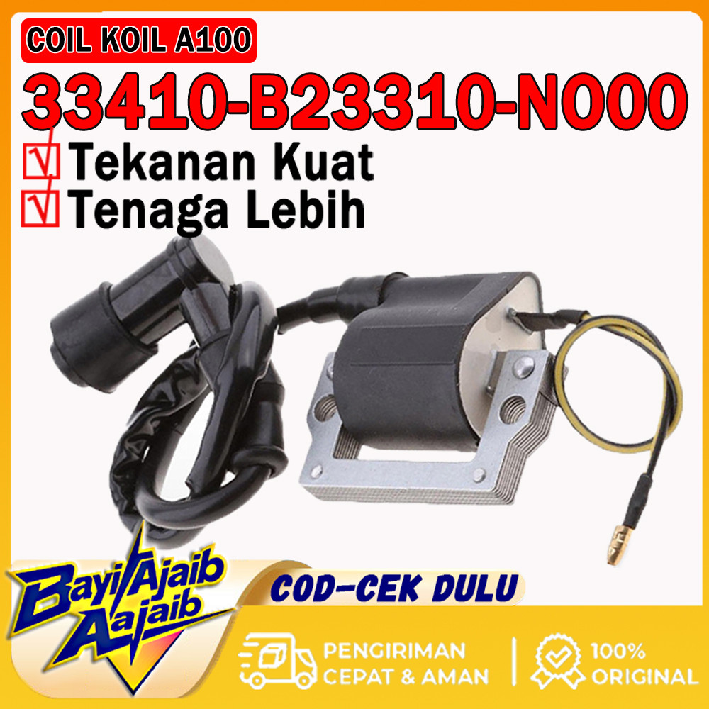Pengapian Koil COIL A100 33410-B23310-N000 Tekanan Kuat Tenaga Lebih Cocok Untuk KOIL RM JOWO COIL P