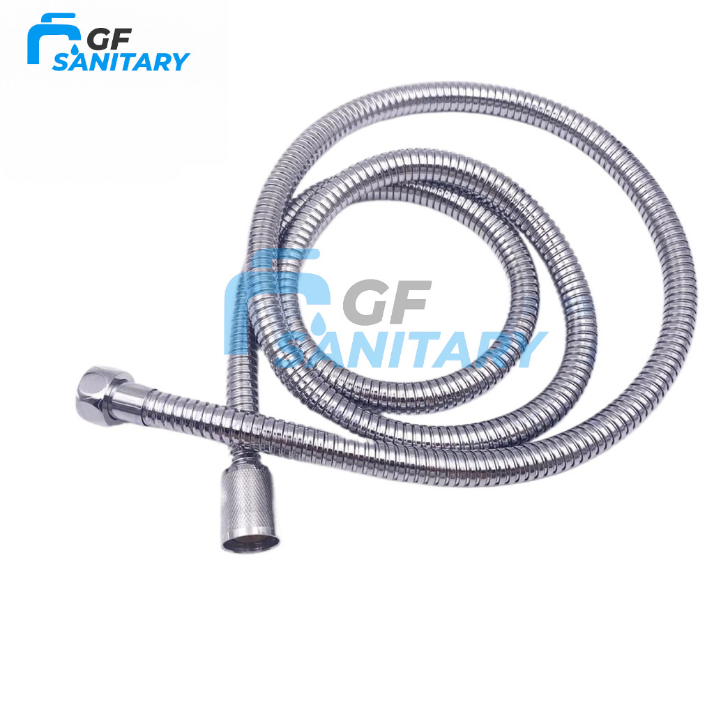 Selang Shower STAINLESS 150 Cm F1- Selang air flexible hose fleksibel stenlis kloset shower nut bras