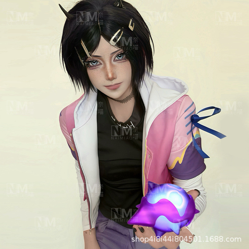 Fearless Contract cos Valorant Clothing CLOVE Dusk Butterfly Lilac Immortal cosplay Costume Women Ga