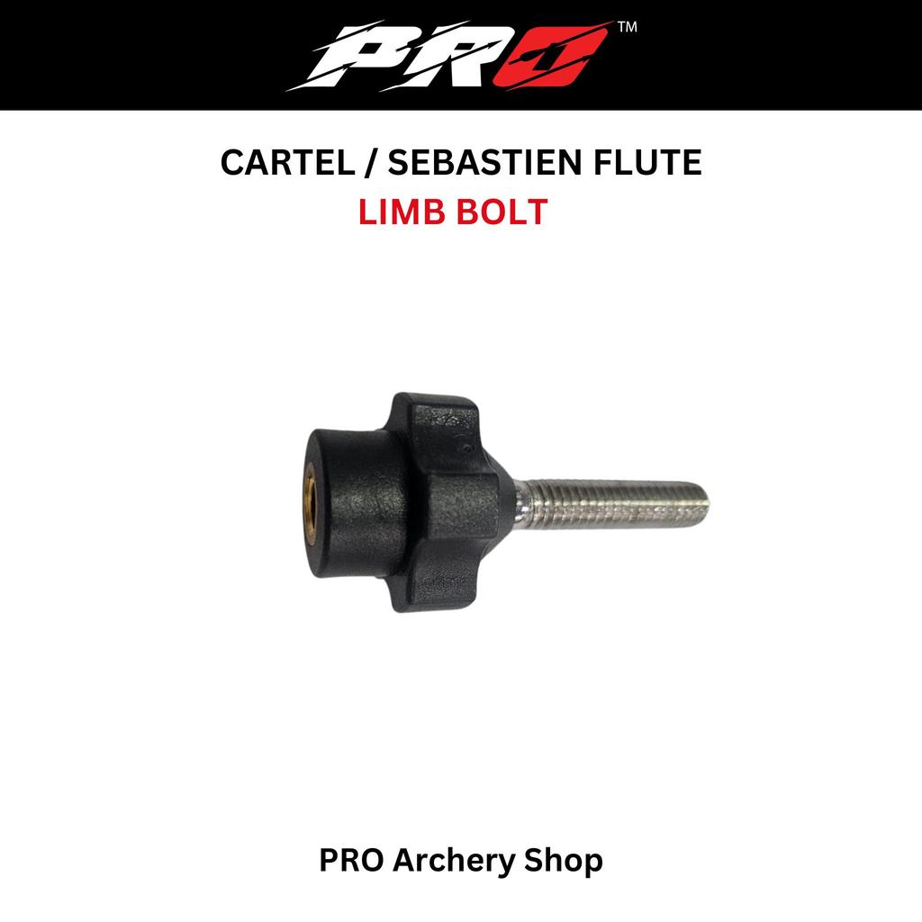 BAUT RISER / LIMBS CARTEL SEBASTIEN FLUTE BUSUR STANDAR BOW / KAYU / WOODEN BOW  - BOLT TILLER STAND