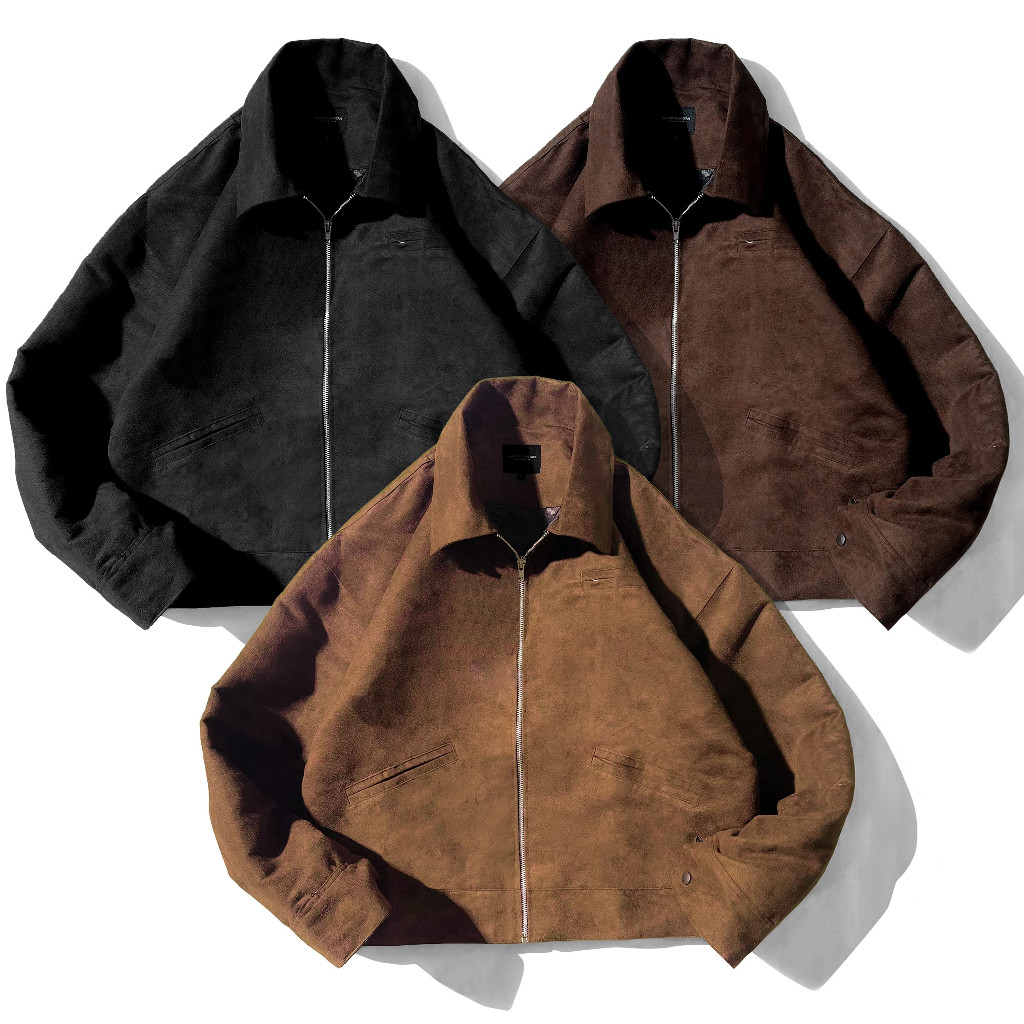 Work Jacket Suede / Jacket Work Suede Pria