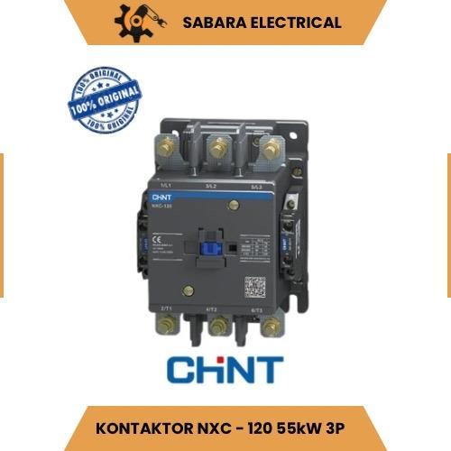 Kontaktor Chint NXC - 120 55kW 3P Contactor 2NO + 2NC