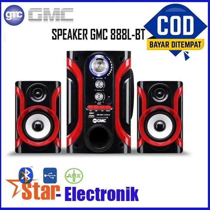 [KOROBI JAYA] SPEAKER AKTIF BLUETOOTH GMC 888L BT MULTIMEDIA full bass - RANDOM - GMC 888L BT
