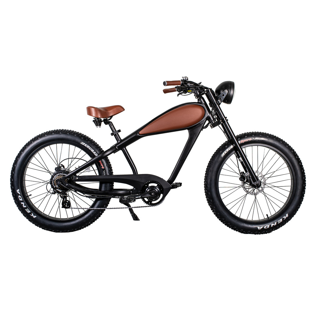 Clrak 48V 500W 750W Vintage Electric Bike with Rear Hub Motor 15Ah Lithium Battery Aluminum sc Brake