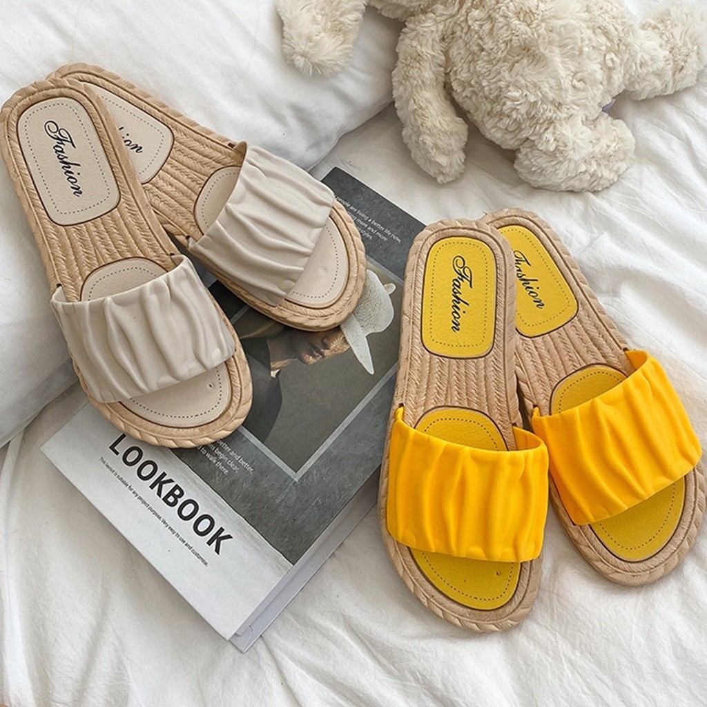 S5625 Sandal Import Elastis Balance /  Sandal Jelly Serut Wanita / Sandal Slop Wanita Karet Jelly Ko