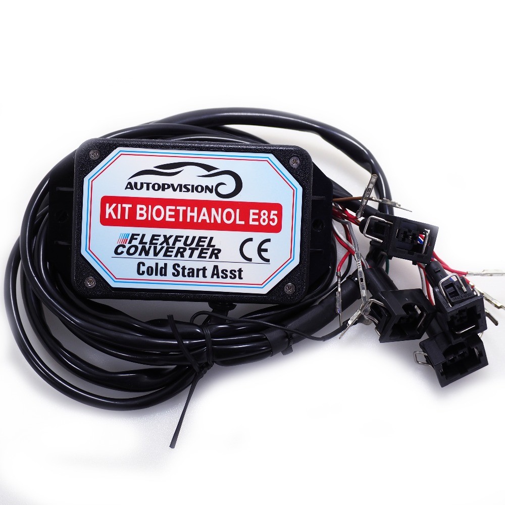 E85 4cyl bioethanol converter Auto conversion kit Flex Fuel ethanol alternative with Cold Start Asst