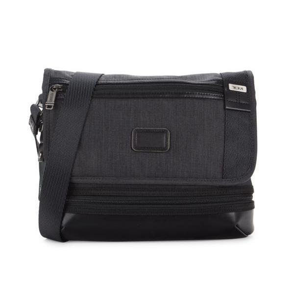 Tumi Glenview Expandable Crossbody Bag Men Charcoal