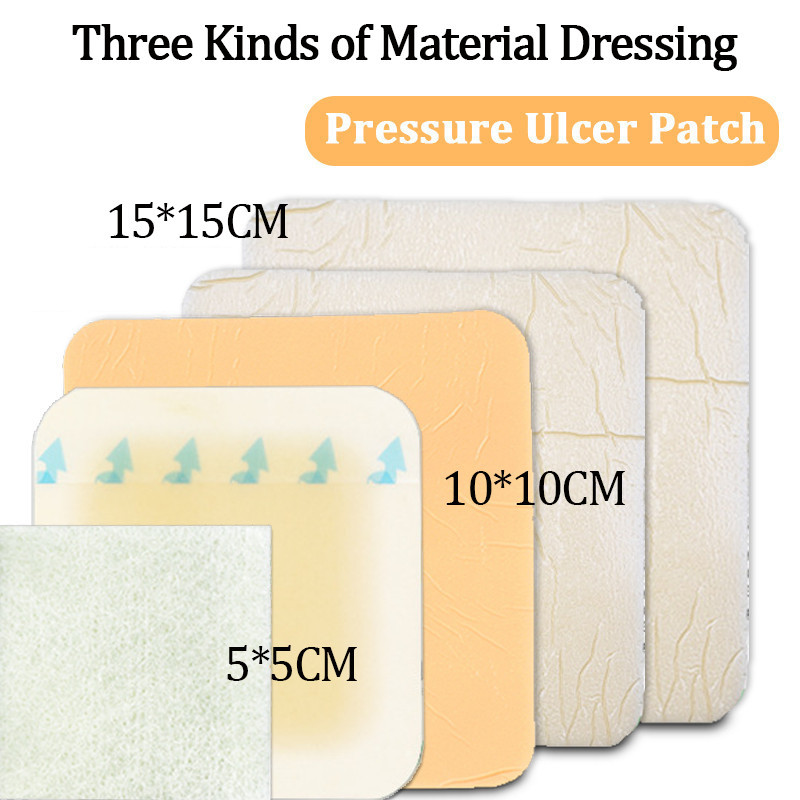 Alginate Wound Hydrocolloid Dressing Polyurethane Foam Dressing Highly Absorbent Mecal Sterile Wound