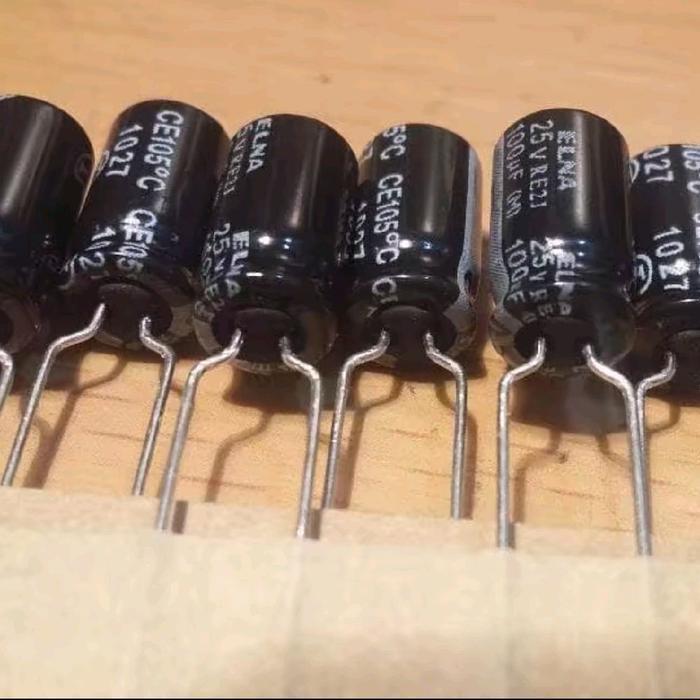 Elko Elco 100uf/25v 100uf 25v Elna BERKUWALITAS...