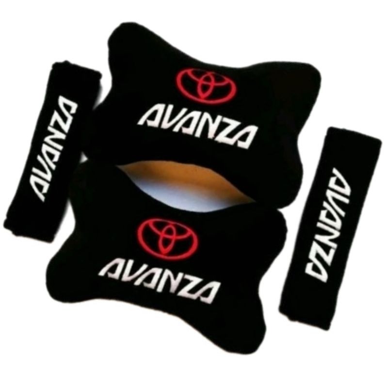 Bantal Avanza / Bantal Mobil Avanza 2 in 1 / Bantal Leher Mobil Universal