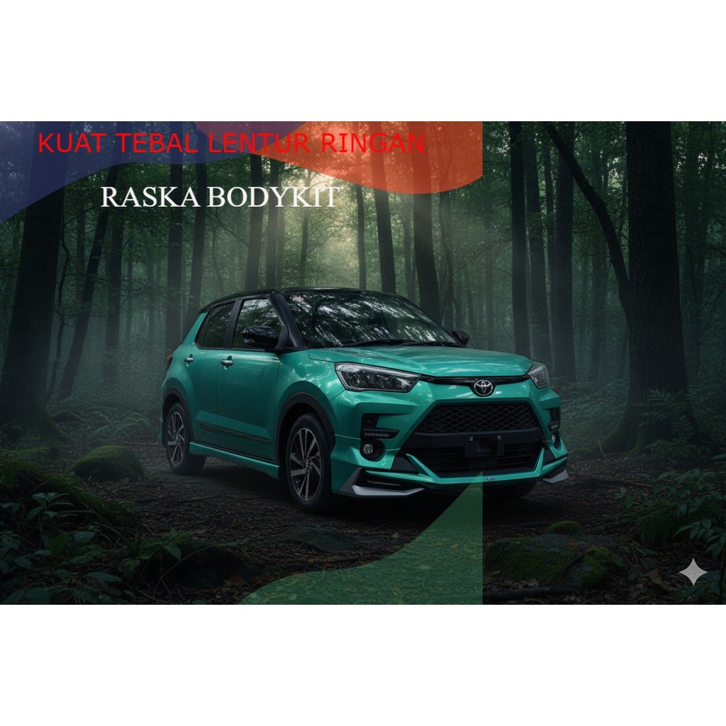 BUMPER/BEMPER RAIZE bodykit raize body kit toyota raize modelista body kit