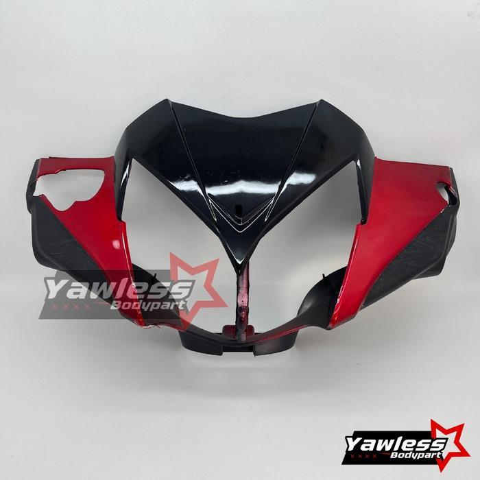 BARU batok depan supra x 125 batman warna merah + reflektor supra x 125 / batok lampu supra x 125 - 