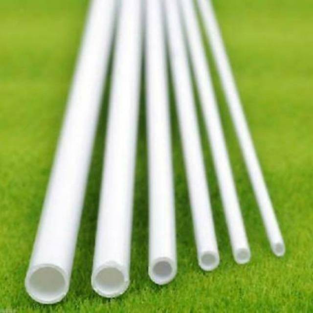 Pipa Bulat bahan maket 50cm  2/3/4/5/6/8/10 mm
