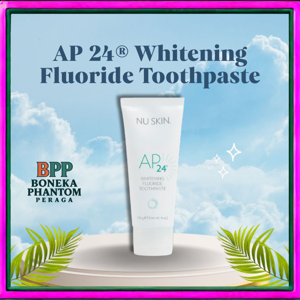 AP 24 Whitening Fluoride Toothpaste Pasta Gigi Gigi Putih Sehat