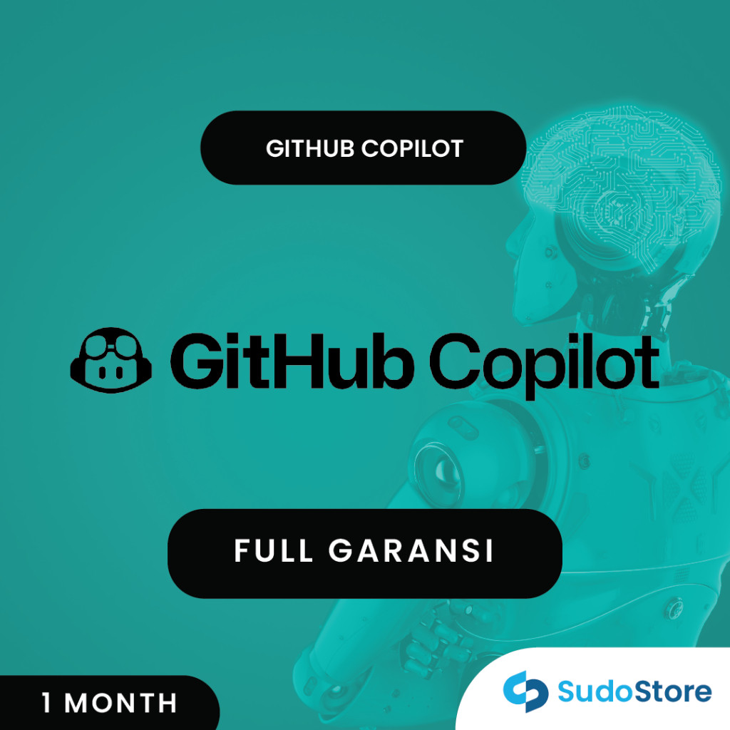 GitHub Copilot 1 Bulan Murah Bergaransi Premium