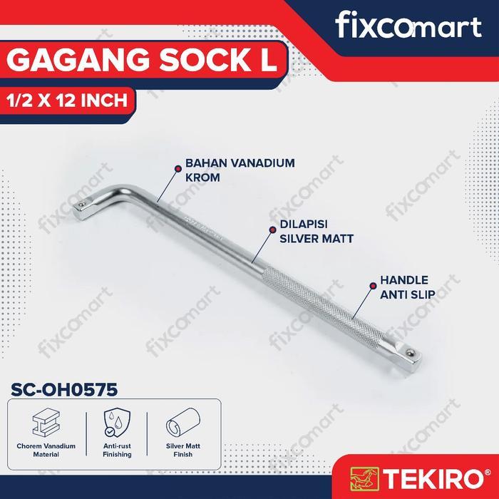 Tekiro Gagang Sock L 1/2 X 12 Inch / Tekiro Offset Handle