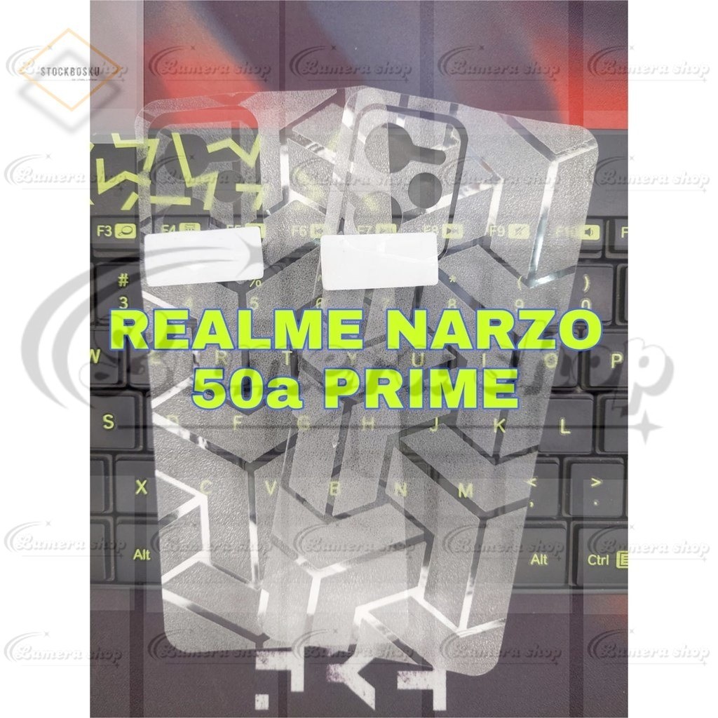 COD SKIN Skin Carbon Realme Narzo 50a Prime Back Skin Optimus Transformers Garskin Handphone