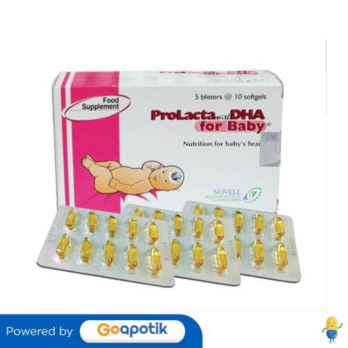 Prolacta With Dha For Baby Box 50 Kapsul