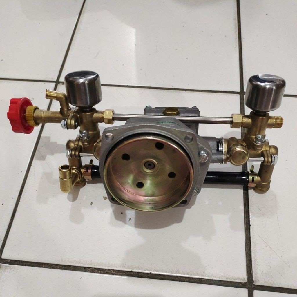 BA - pump Assy new model 328 gx31 gx35 high pressure bahan asli full kuningan