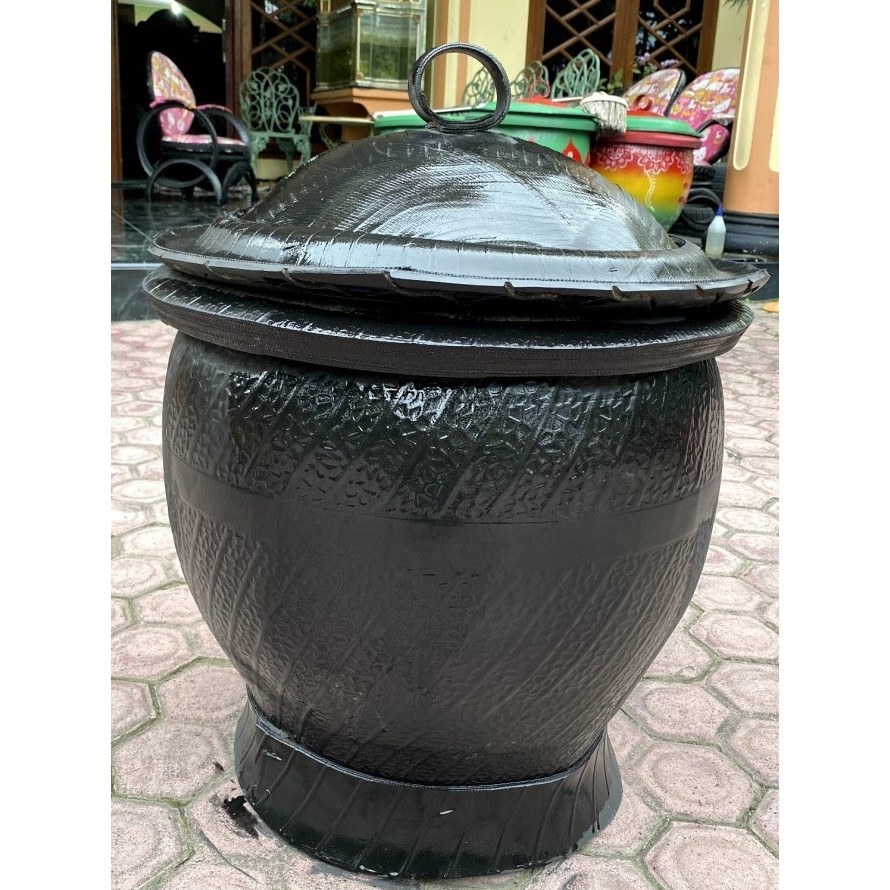 SALETempat sampah Karet / Bak sampah/ Tempat sampah dari Ban/ Tonga Sampah PolosTERMURAH