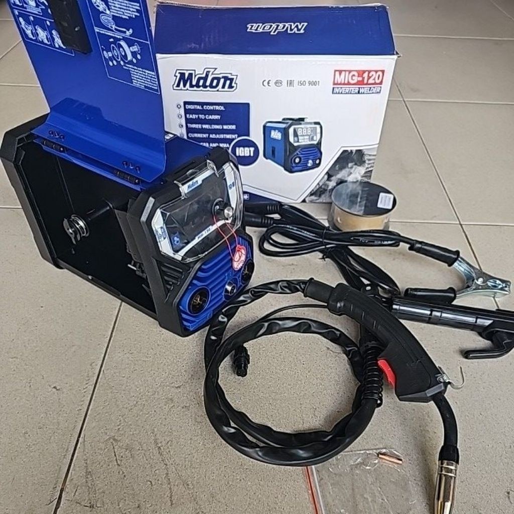Mdon Mesin Las Mig Travo Las Mig 120 Tanpa Gas Bonus Kawat Las Mig