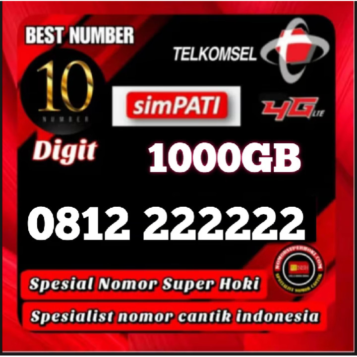 PROMO KARTU PERDANA TELKOMSEL 10DIGIT BONUS KUOTA 1000GB SUPPORT JARINGAN 4G