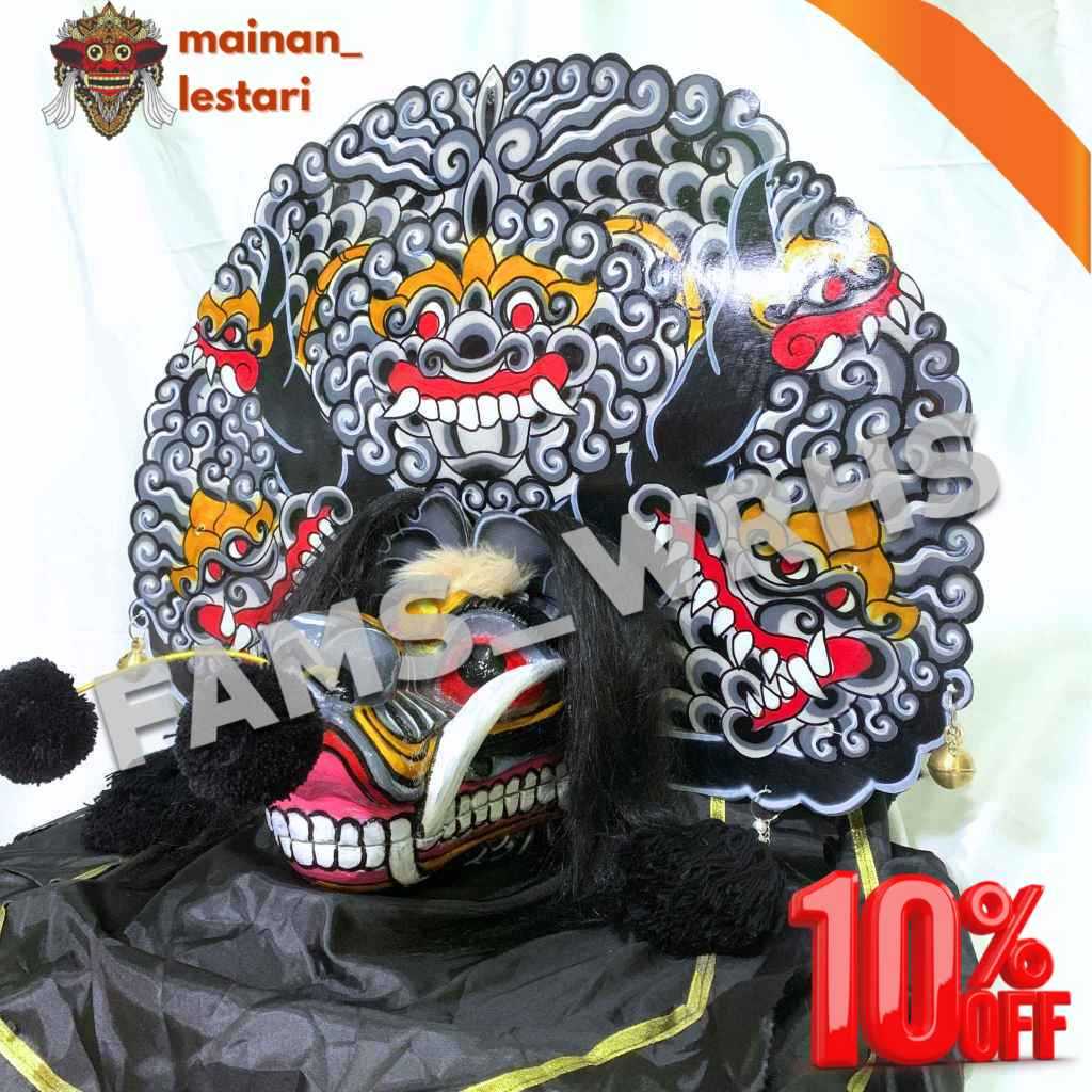 Viral Barongan Siung Gantung Asli Kayu Solid