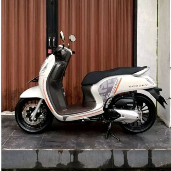 STRIPING SCOOPY 2021- 2023 TRANSPARAN STICKER  BENING TRANSPARAN SCOOPY ORIGINAL CUSTOM