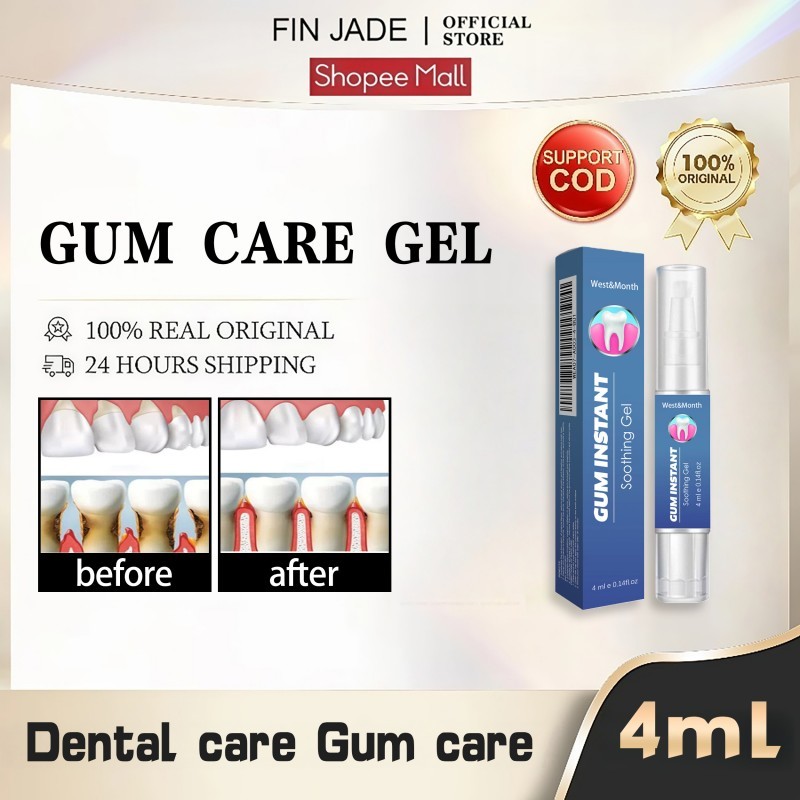 FIN JADE - Penguat Gigi Goyang Gum Instant Untuk Gigi Gum Care Gel Pemutih Gigi Pen Teeth Gel Pemuti