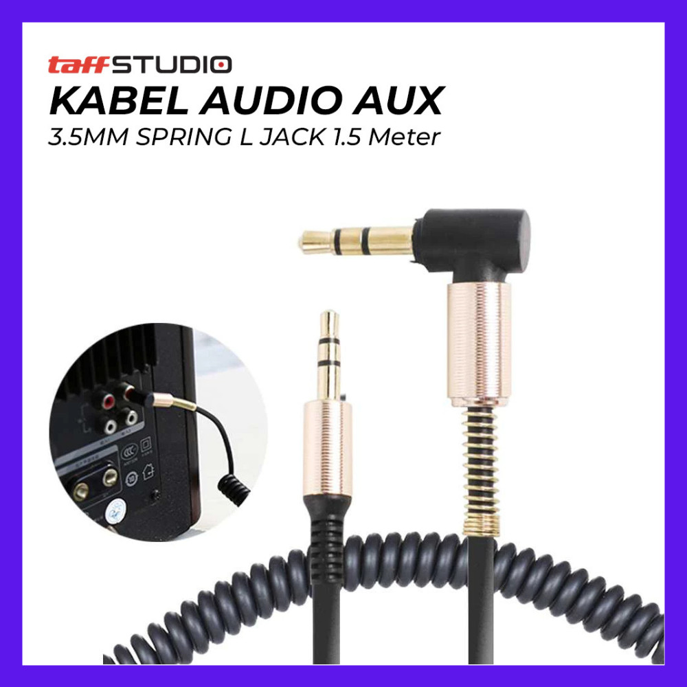 Audio Aux Jack 3.5mm to Jack 3.5mm Type L Gaming Lenght 150cm