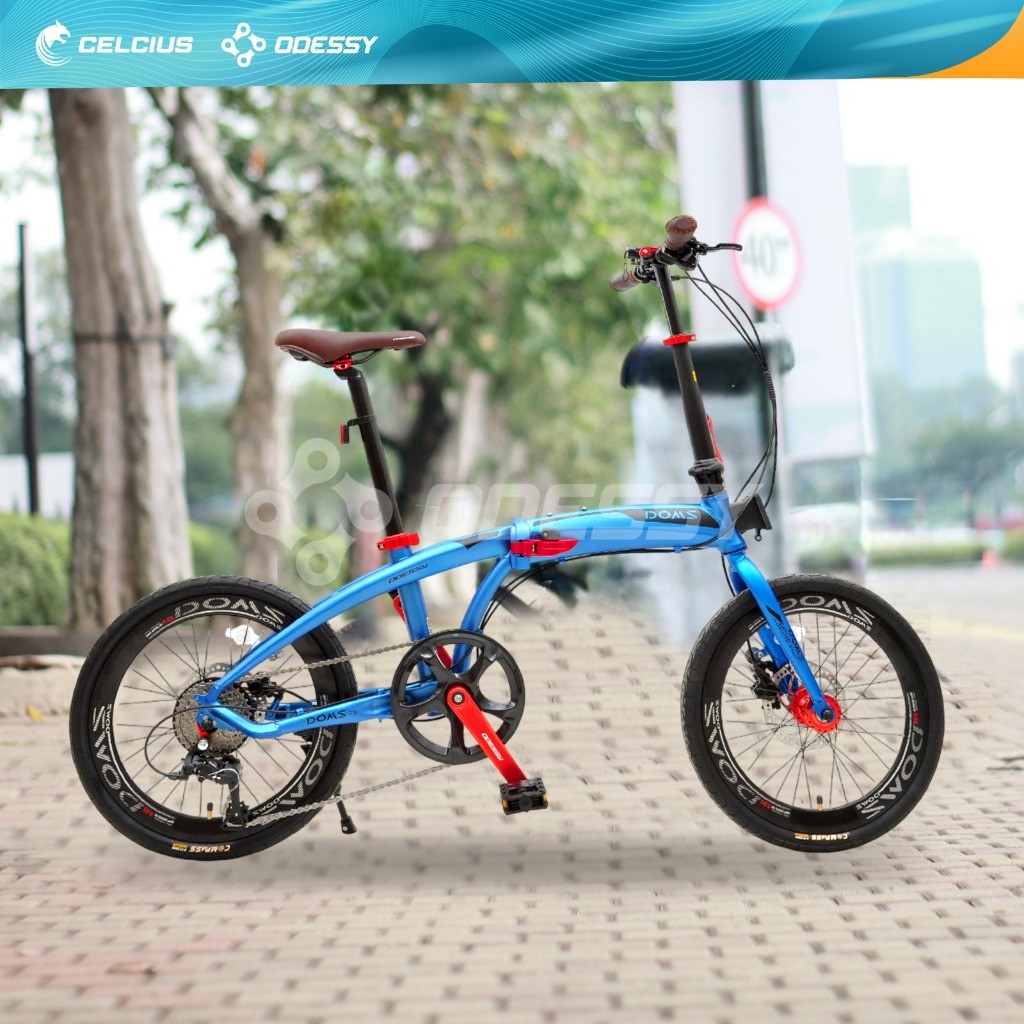 PROMOSepeda Lipat Odessy 20 39 Doms Frame Alloy - 9 Speed dan 18 Speed Garansi OriginalREADY