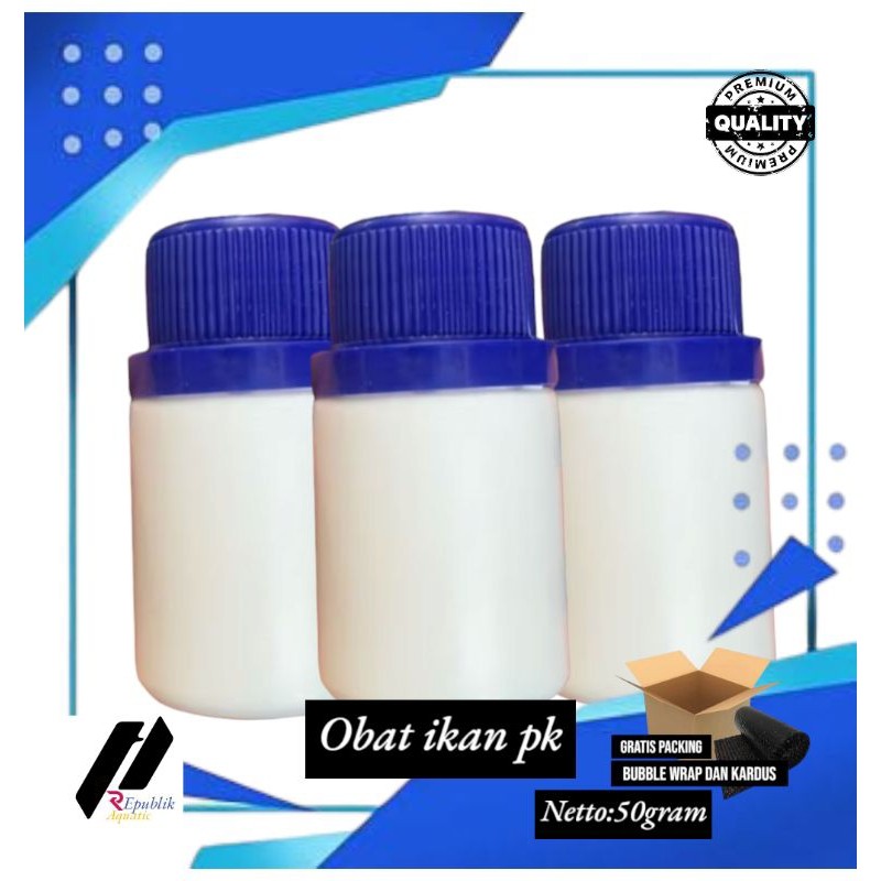 Obat ikan PK 50gr/pk/ Obat Pk