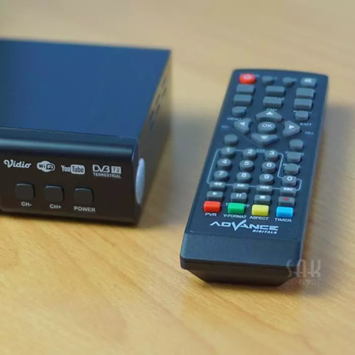 Second / Bekas Set Top Box STB Advance STP-A01 Set Top Box TV Digital Receiver Penerima Siaran Full 