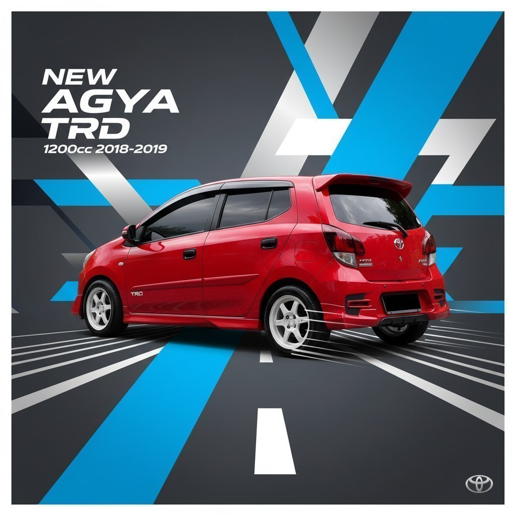 BODYKIT AGYA TRD 2017 2018 2019  NEW AGYA TRD  BODY KIT ALL NEW AGYA TRD GRADE-A