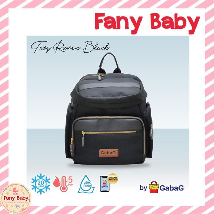 GABAG THERMAL BAG TROY EXECUTIVE - BACKPACK SERIES - TROY RAVEN B