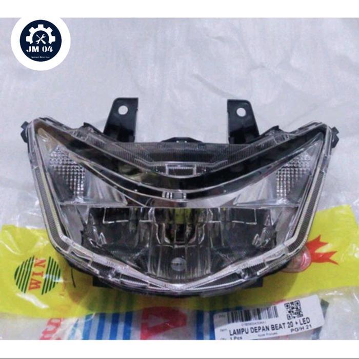 Reflektor lampu depan motor honda beat fi esp new led deluxe
