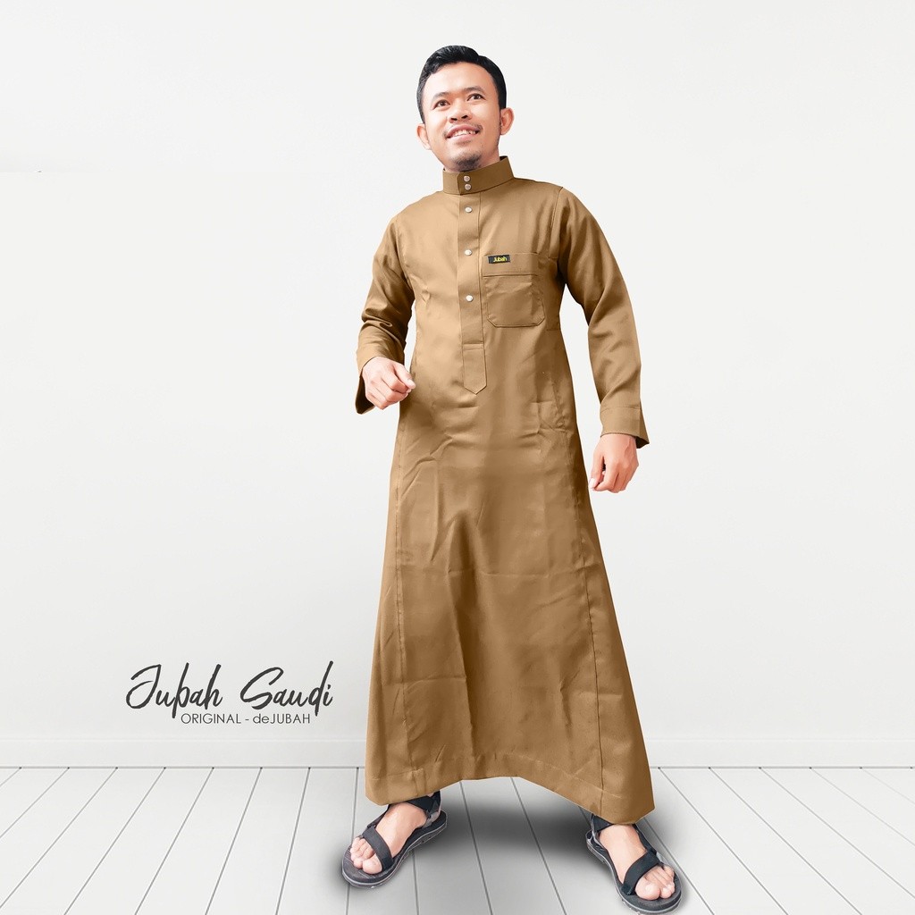 [ BISA COD ] JUBAH SLIM FIT KANCING - Jubah Pria, Gamis Pria, Jubah Gamis Pria,  Gamis Pria Dewasa