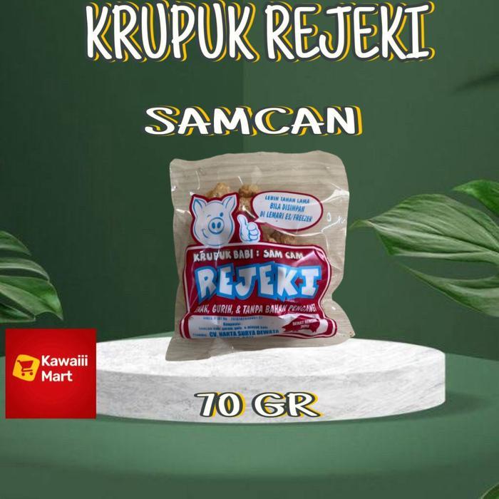 PROMO  rejeki kulit babi samcan 70gr kerupuk / krupuk samcan