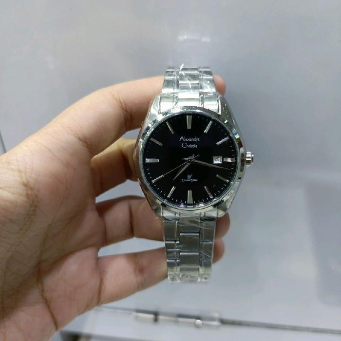 Jam Tangan Wanita Alexandre Christie 8515LD AC8515 AC 8515 | Original - silver hitam