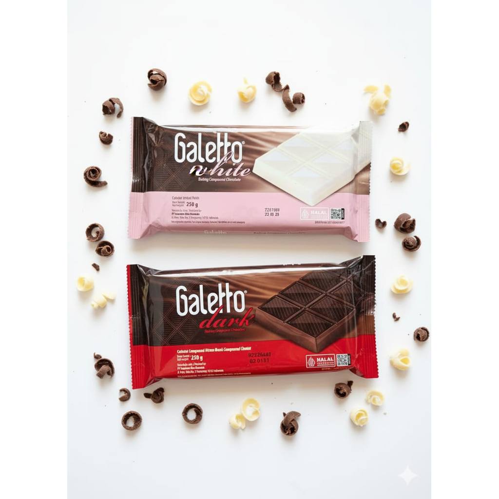 Coklat Galeto (250g) /Coklat Batang/Coklat Kue/Coklat serut