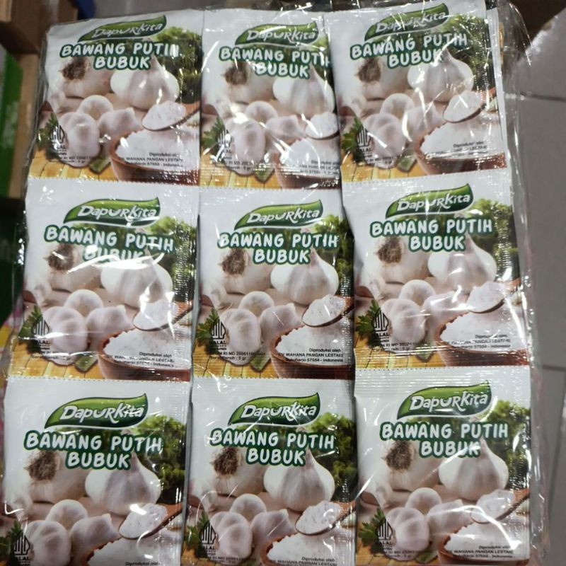 BAWANG PUTIH bubuk DAPUR KITA garlic powder sachet