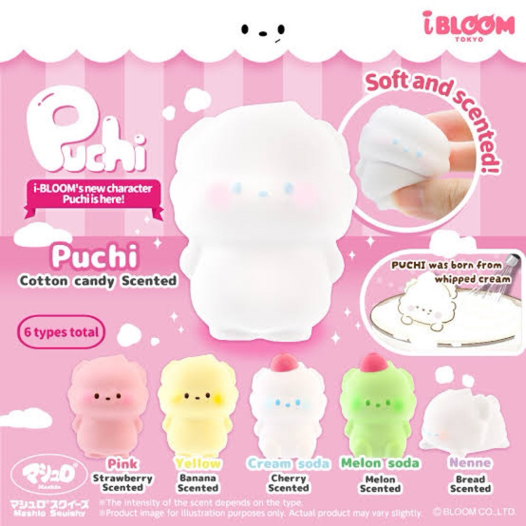 JAJAROMA  Squishy Ibloom Mini Puchi Capsule Toys Gachapon Kualitas Terbaik 100% Original Japan Super