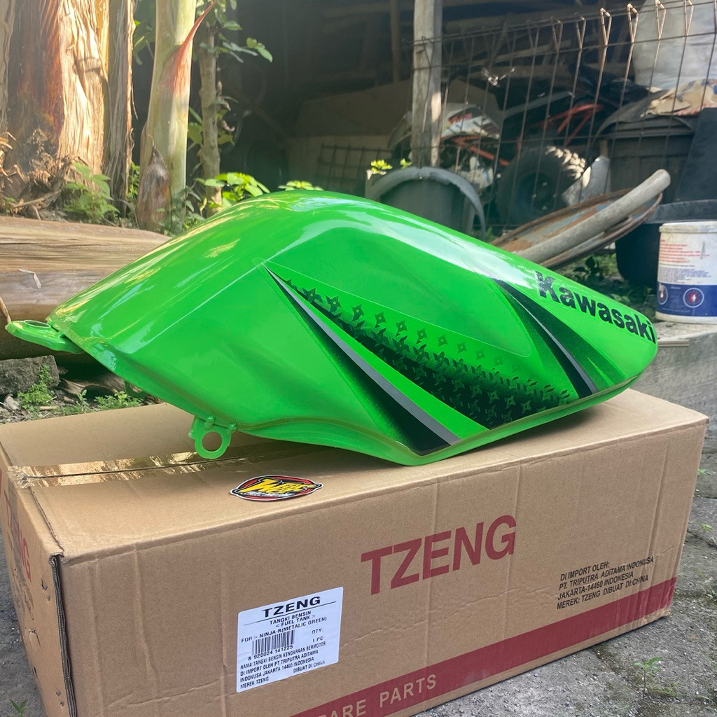 TANGKI NINJA R NINJA SS INPORT/TANGKI NINJA S NINJA R HIJAU 2013 BAGUS